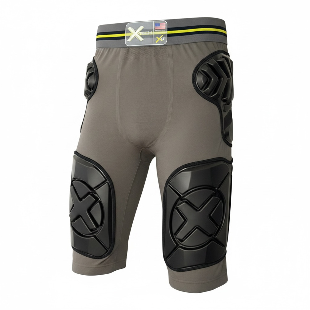 XTECH 5-Pad Football Girdle Protective Padded Compression Shorts Size Small